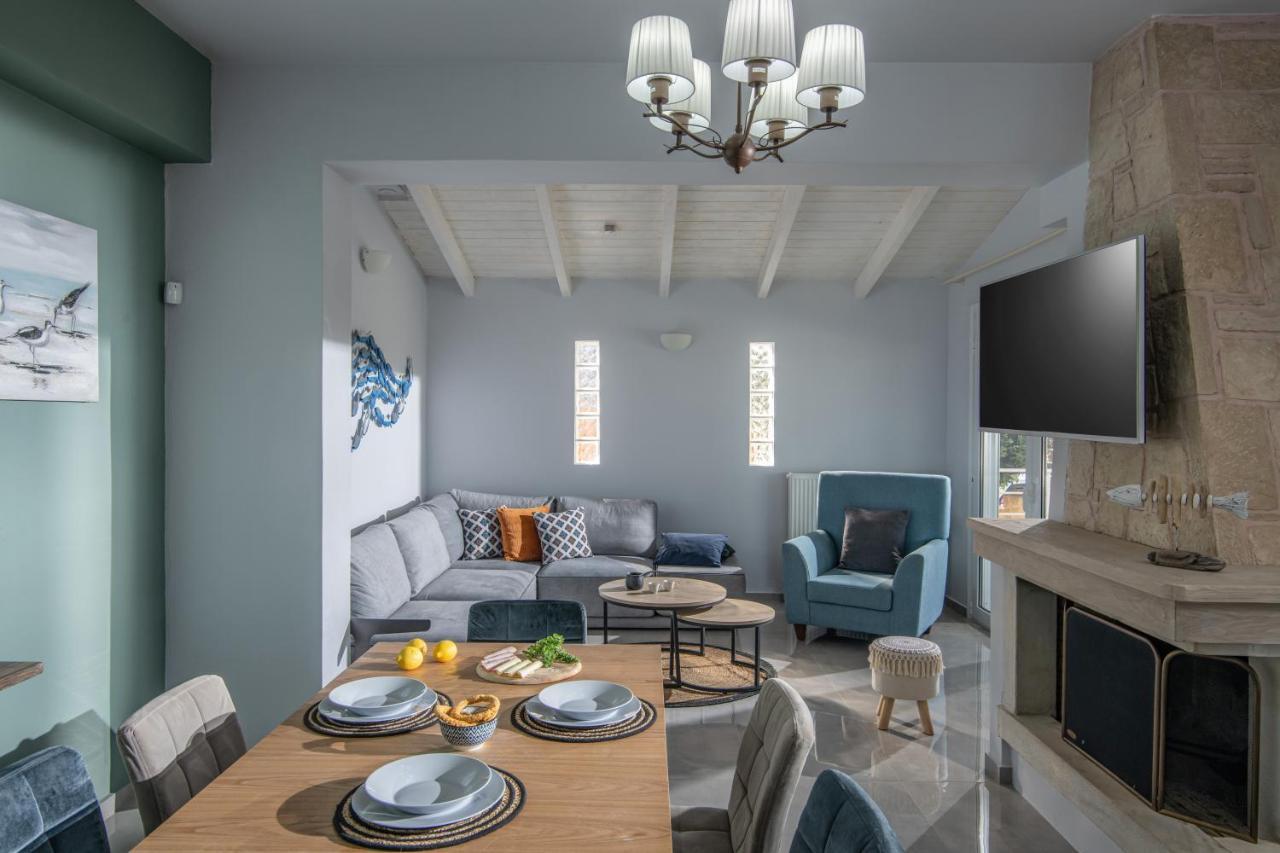 Alba Bianca Villa, Family Retreat With Heated Pool By Thinkvilla Hersonissos  Ngoại thất bức ảnh